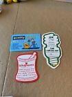 Three Rubber Busness Advertisement Magnets Pre Owned