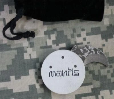 Cuchillo para monedas Mantis MCK2-V Civilianaire, edición ángel carey de Damasco inoxidable Foto 1 de 3