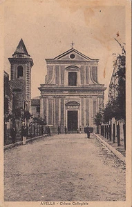 NP7556 - AVELLA AVELLINO - KOLLEGIALKIRCHE GEREIST 1930 - Bild 1 von 1