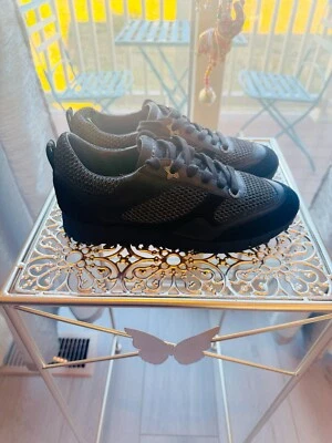 Jimmy Choo Women’s Java Leather and Mesh Sneaker - Image 1 of 4