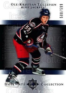 2005-06 UD Ultimate Collection #202 Ole-Kristian Tollefsen