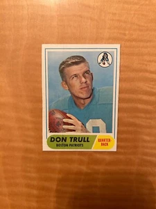 Topps Football #176 1968 ¡¡Don Trull!! ¡¡Como nuevo!! (N) ¡ENVÍO DE $1!! - Imagen 1 de 2