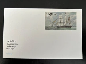 US Stamps SC# UX122 Yorkshire 28c Postal Card MNH 1988 - Picture 1 of 1
