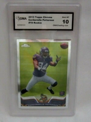 Cordarrelle Paterson 2013 Topps Chrome Catching the Ball Rookie#19 GMA10!Vikings - Image 1 of 4