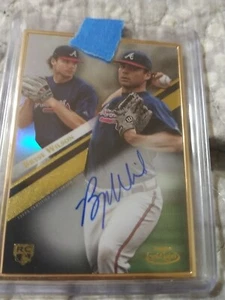 2019 Topps Gold Label Bryse Wilson RC Gold Framed Auto - Picture 1 of 2