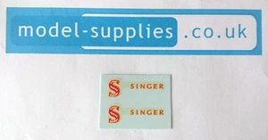 Matchbox 59A Ford Thames Van Singer Reproduction Waterslide Transfers Set - Picture 1 of 1