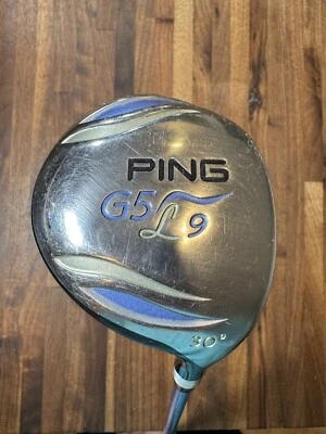 PING G5L FAIRWAY 9 WOOD 30* LADIES FLEX ULT GRAPHITE SHAFT RH - Image 1 of 4