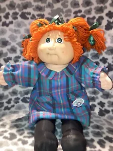 Vintage Cabbage Patch Kids HM2, Red Double Pony, Green Eyes, KT - Picture 1 of 6