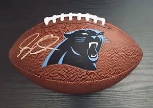 Greg Olsen Autographed Carolina Panthers Logo Football/ JSA - Picture 1 of 3