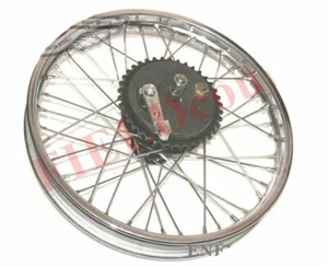 Rear Wheel Rim with Brake System Fits For Triumph 350 Early Models - Picture 1 of 4