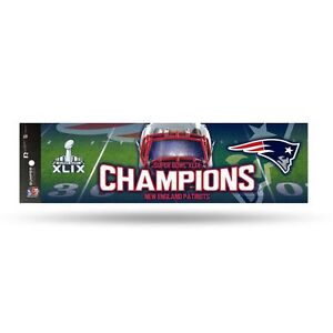 New England Patriots NFL Super Bowl 49 Champions Decal Sticker Man Cave