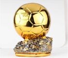  WOBBLO Resin Soccer Ballon d'Or Trophy Replica Ball  Championship Trophy Gold Plated Soccer Best Player MVP Award Trophy Fan  Craft Collection Souvenir Home Decor Display Gift,6.3 inches : Sports 