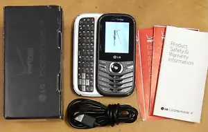 LG Cosmos 3 III VN251S - Gray & Silver ( Verizon ) Cellular Slider Phone - Boxed - Picture 1 of 4