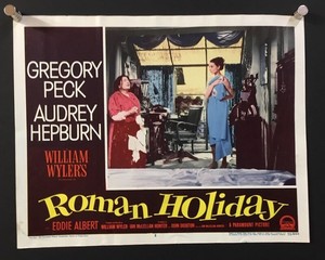 Roman Holiday Lobby Card #3 Audrey Hepburn Gregory Peck 1953 *Hollywood Posters*