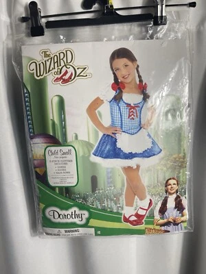 DOROTHY~Wizard of Oz~CHILD HALLOWEEN COSTUME~Size SMALL (4-6)~New W/Tags - Image 1 of 4