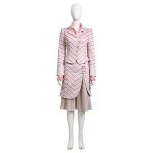 New Movie Fancy Dress Up Glinda Cosplay Costume Women Halloween Carnival Suit - Picture 1 of 13