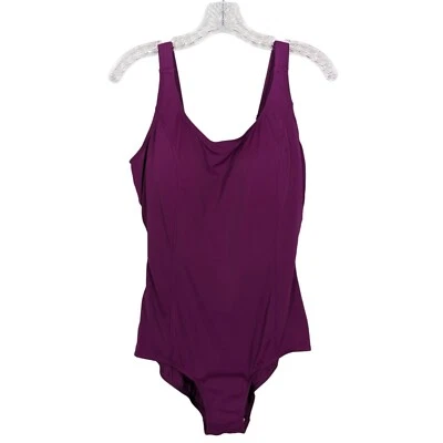 Traje de baño magenta de una pieza SWIM 365 talla 16 Foto 1 de 4