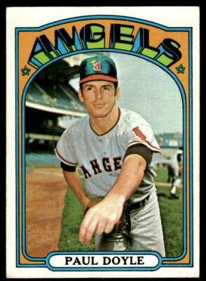 1972 Topps #629 Paul Doyle BASEBALL California Angels - Image 1 of 2