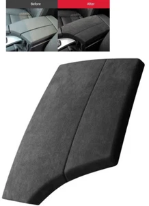 Suede Alcantara Interior Center Armrest Storage Lid Cover Fits 04-10 E60 M5 530i - Picture 1 of 8