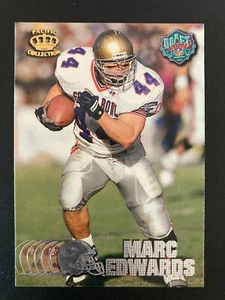 1997 Pacific Silver Football Card #432 Marc Edwards Rookie San Francisco 49ers - Picture 1 of 2