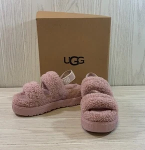 UGG Oh Fluffita Slingback-Sandale Damengröße 7 M pink NEU - Bild 1 von 4