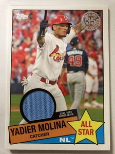 Yadier Molina 2020 Topps All Stars Relic Jersey Card #85asr-ym (5000) - Picture 1 of 2