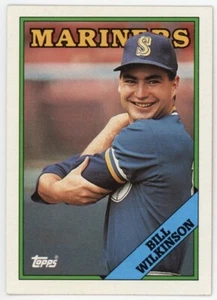 1988 Topps #376 Bill Wilkinson Seattle Mariners Baseball Card - Picture 1 of 1