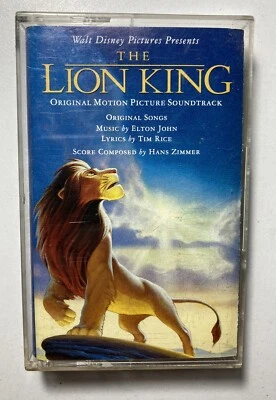 THE LION KING Original Soundtrack 1994 CASSETTE 60858-0 Elton John, Tim Rice - Image 1 of 4