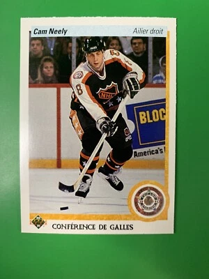 1990-91 Upper Deck French Cam Neely AS Boston Bruins #493  - Image 1 of 2