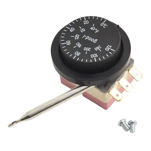 12V Verstellbar Elektrisch Lüfter Thermostat Schalter Radiator Temperaturregler - Picture 1 of 2
