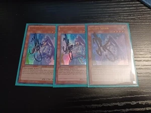 3x Denko Sekka - NECH-EN041 1st Ultra Rare Near Mint Signed By Jeff Jones - Picture 1 of 1