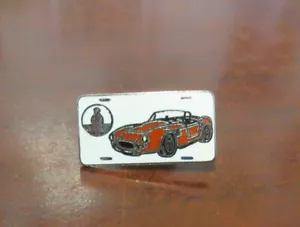 Vintage NEW Red 427 Cobra License Plate Hat, Tie, Lapel Pin - Bild 1 von 2