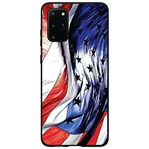 Hard Case Hülle für Samsung Galaxy S rot weiß blau USA Flagge wehen - Bild 1 von 6