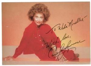 Carol Lawrence Signed - Autographed 4x5.5" Photo with Inscription Signature - Picture 1 of 1