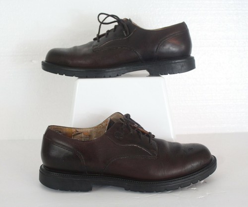 Scarpe casual Oxford TIMBERLAND ACT uomo 10M pelle marrone impermeabili 93076