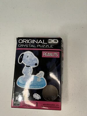 *NIB* Be Puzzled 3D Crystal Puzzle - Peanuts Snoopy with Woodstock - Image 1 of 4