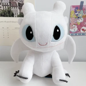 How To Train Your Dragon 3 Light Fury Special Plush Doll 25cm - Picture 1 of 2