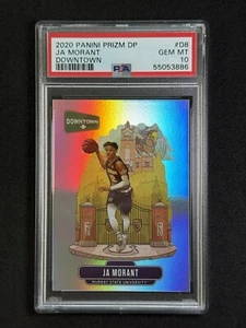 2020-21 Panini Prizm DP Downtown #D8 Ja Morant MSU SSP PSA 10 GEM MINT - Picture 1 of 2