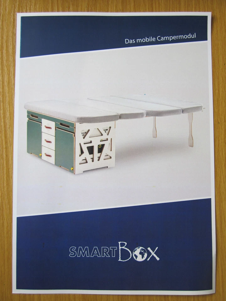 Smartbox Das mobile Campermodul VW Transporter T6 Wohnmobil Campervan Prospekt - Bild 1 von 1