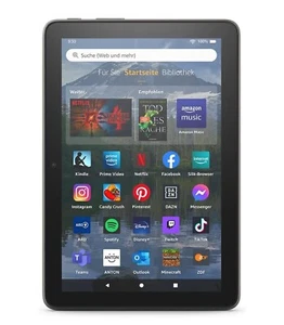 Amazon Fire HD 8 Plus Tablet 8 Zoll HD, 64 GB, 3 GB RAM, grau, mit Werbung - Afbeelding 1 van 2