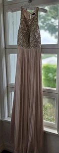 Vintage designer George beaded formal dress - chiffon skirt - Picture 1 of 8