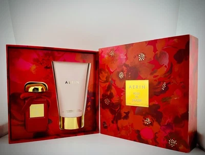 AERIN ROSE DE GRASSE Parfum 1.7 OZ Spray + 5 OZ Rosa Crema de Manos y Cuerpo Set de Regalo Foto 1 de 3