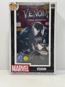 VENOM Marvel Comic Book Covers Funko Pop! #10 Glow in the Dark Protective Case - Picture 1 of 8