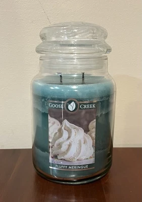 Goose Creek - Fluffy Meringue 24 盎司大罐 2 芯蜡烛燃烧一次 — 第 1/4 张图片