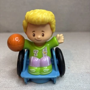 Fisher Price Little People Josh Basketball Player Boy Wheelchair Figure 2016 - Picture 1 of 6