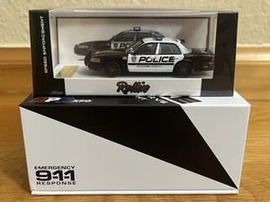 Rollin 1:64 Ford Crown Victoria Police Interceptor Seacrest County APAXPO Chase - Picture 1 of 23
