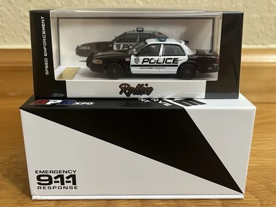 Rollin 1:64 Ford Crown Victoria Police Interceptor Seacrest County APAXPO Chase - Image 1 of 4