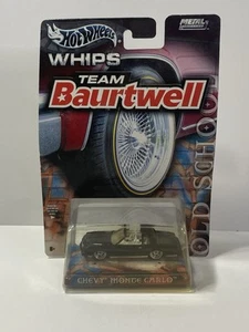 2004 Hot Wheels Whips Team Baurtwell Old School Black Chevy Monte Carlo - Picture 1 of 24