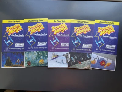 1980 lote de 5 STAR WARS Empire Strikes Back PRESTO MAGIX transferencias frotadas Foto 1 de 4