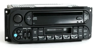 Jeep Chrysler Dodge 02-06 AMFM CD CS Radio w Bluetooth Music - RAZ - P05091605AC - Image 1 of 4